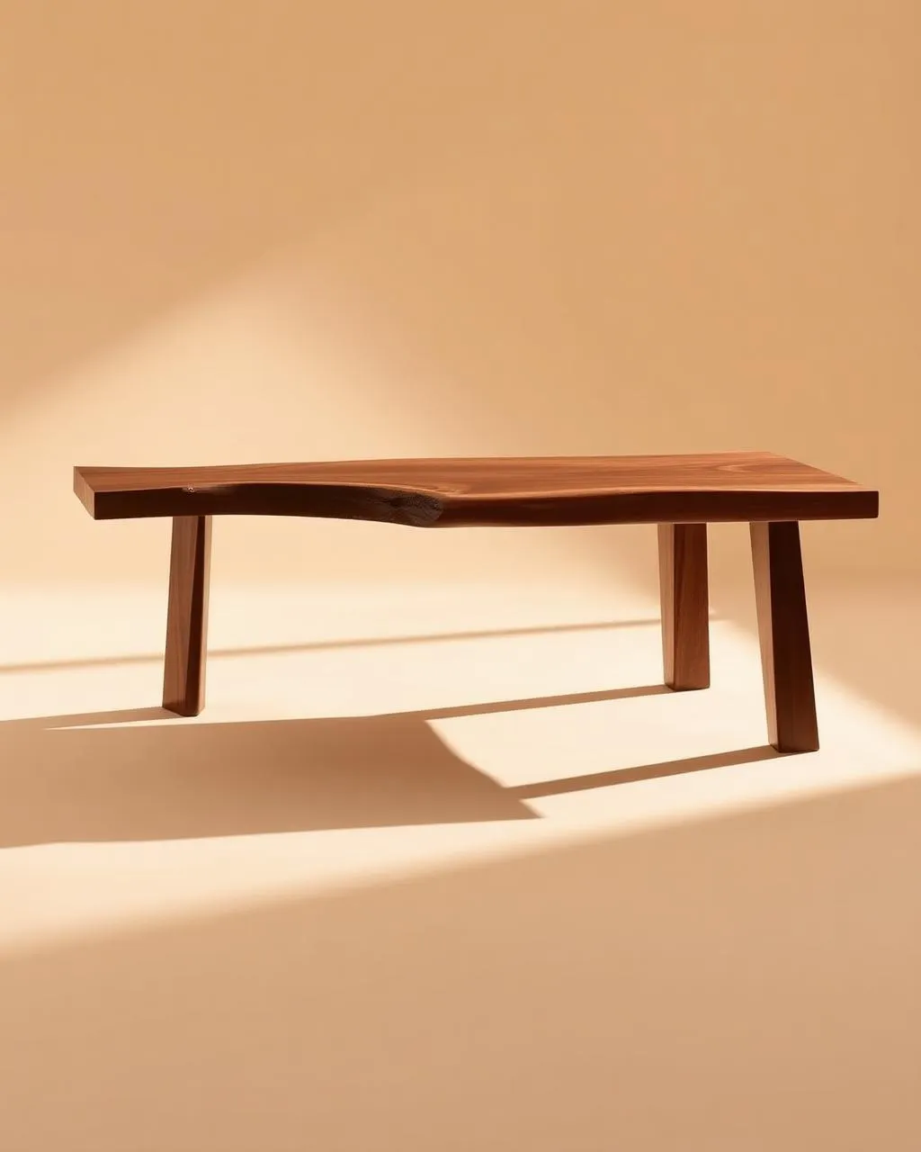 Low Plinth Table — American Walnut